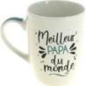MUG MEILLEUR PAPA VERT H10CM