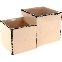 JARDINIERE ROSE 22.5*12...