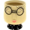 C.POT VISAGE D10 H12CM