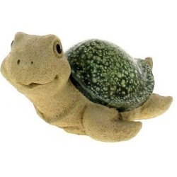 TORTUE VERT 11.5*11.5 H9CM