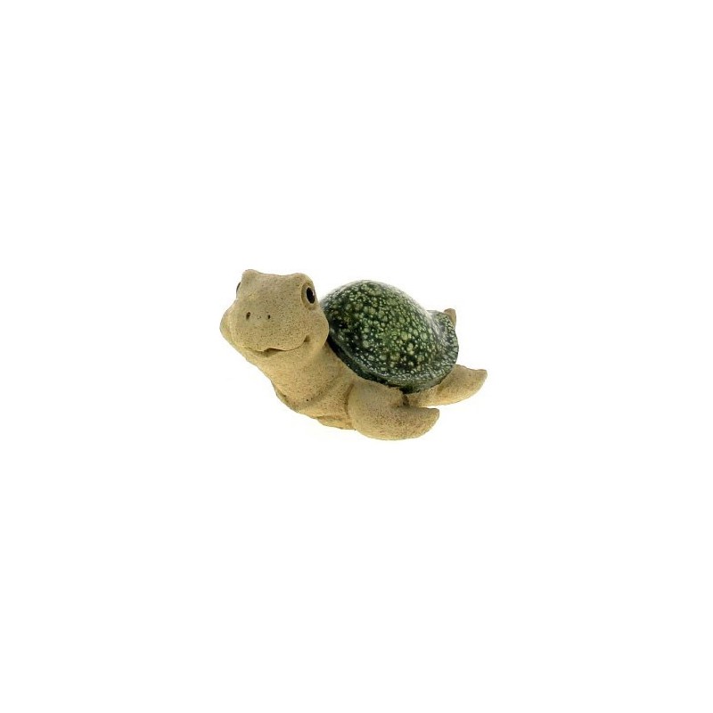 TORTUE VERT 11.5*11.5 H9CM