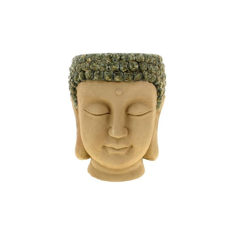 BOUDDHA VERT 15.5*11.5 H9CM