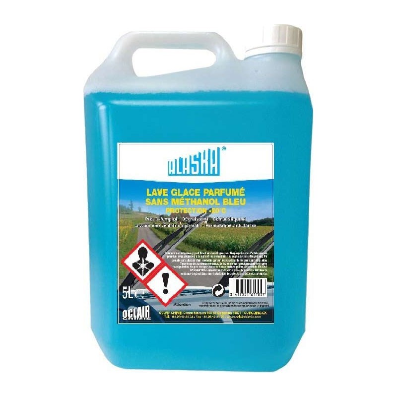 LAVE GLACE SANS METHANOL BLEU -20°C 5 L