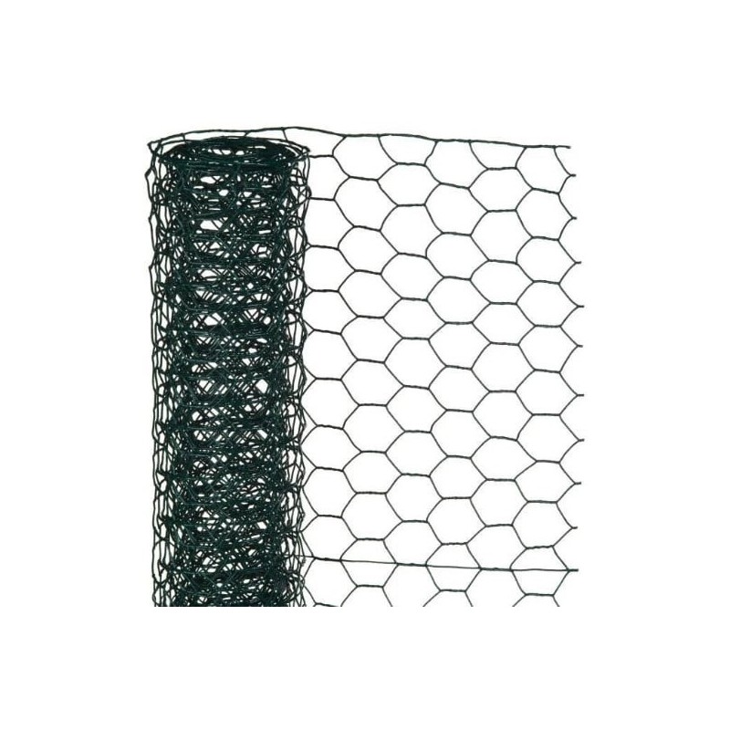 MAILLE HEX. 0,5X5,0M 25MM PLST