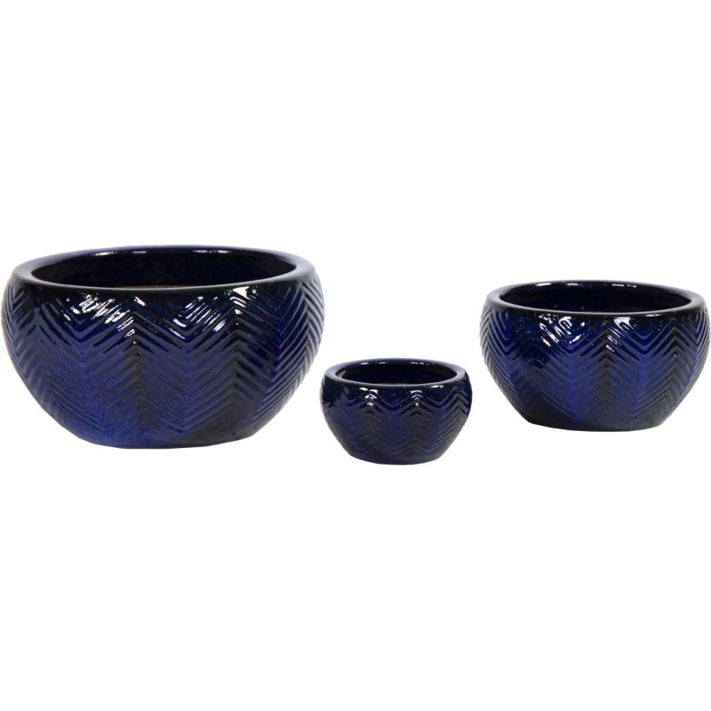 PORTLY BOWL FISHBONE FALLING BLUE S3 D18/40H10/21.