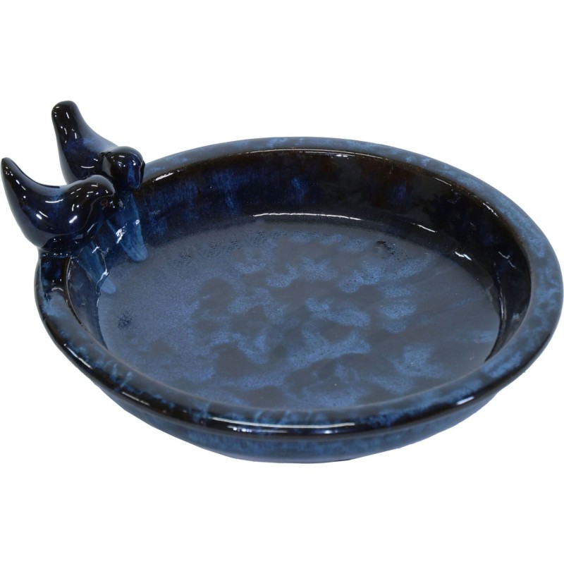 NOBLE BIRDBATH 2 ANTIC BLUE D30H11