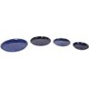 GLAZED SAUCER BLUE S4 D20/34H2.5/4