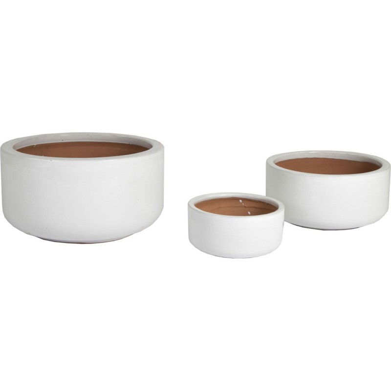 GLAZED BOWL WHITE S3 D21/38H10/20