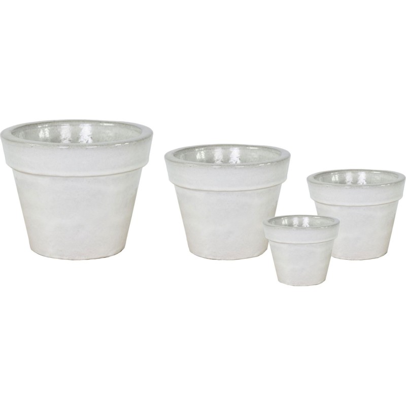 GLAZED BASIC POT WHITE S4 D18/47H16/39