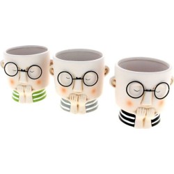 C.POT VISAGE ASST 3 D10 H11CM