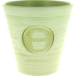 C.POT NATURE VERT D16 H15.5CM