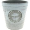 C.POT NATURE GRIS D15 H14.5CM