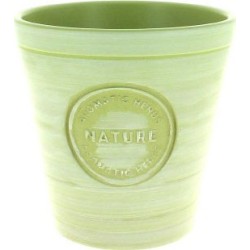 C.POT NATURE VERT D15 H14.5CM