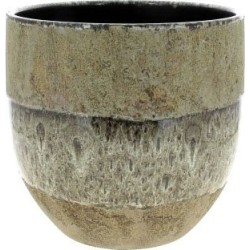 C.POT TAUPE D24 H24CM