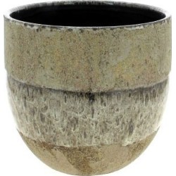 C.POT TAUPE D20 H20CM