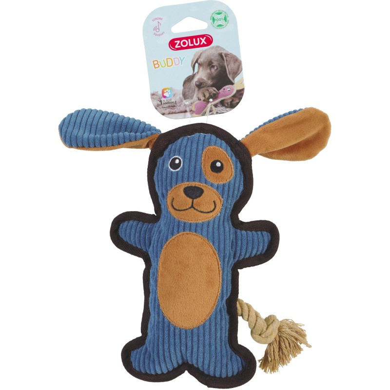 PELUCHE BUDDY CHIEN BLEU