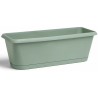 JARDINIERE CHORUS + PLATEAU CLIPSE 50 CM VERT LAURIER