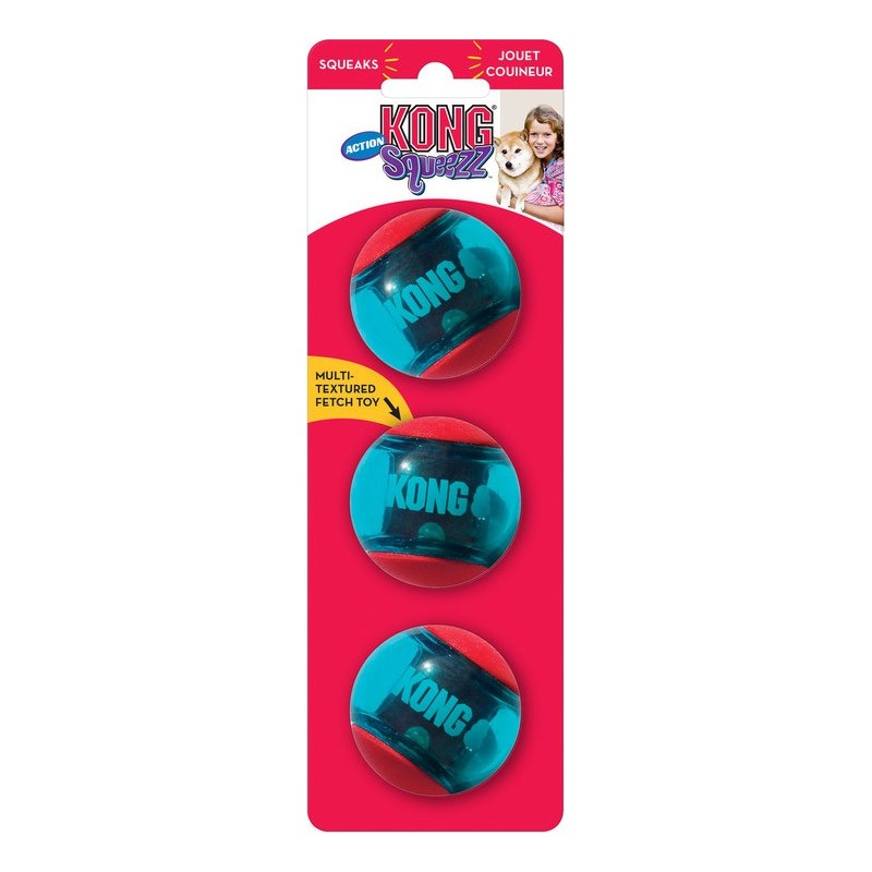 KONG 3 BALLES SQUEEZZ