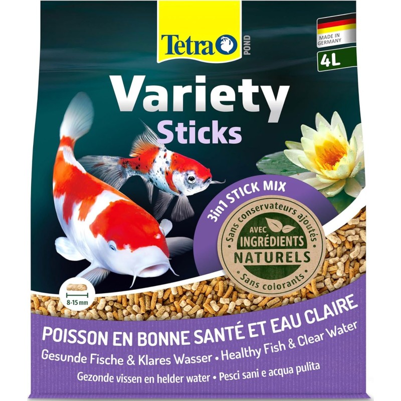TETRA POND VARIETY STICKS 4L