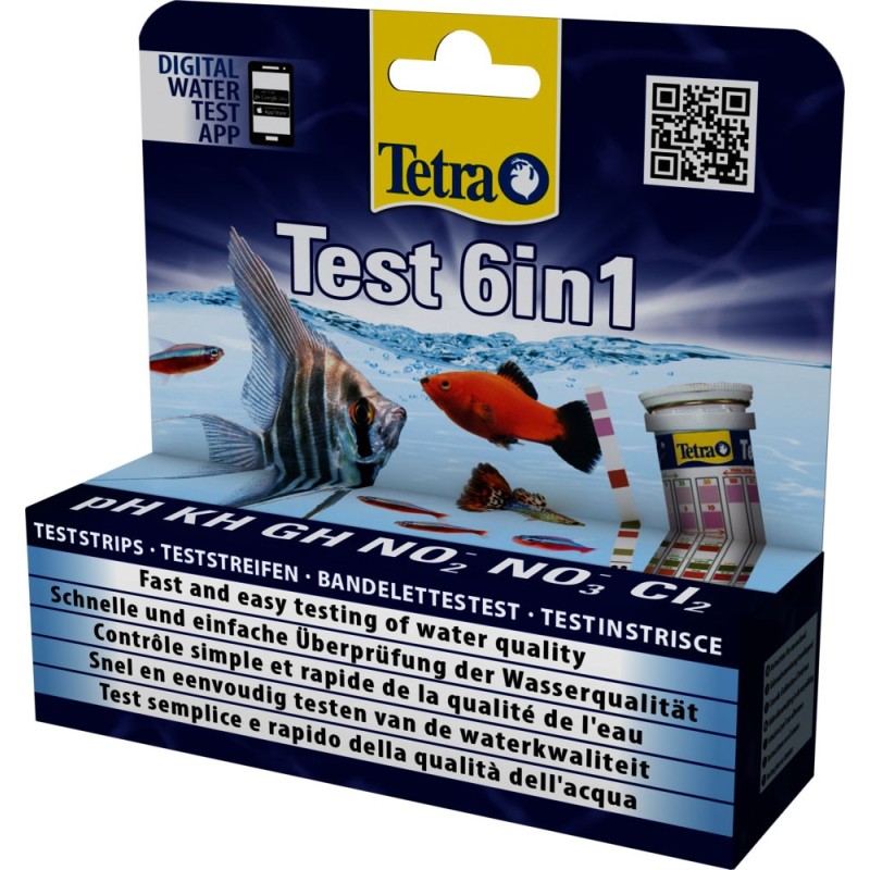 Tetra Test 6 in 1 25 bandelettes