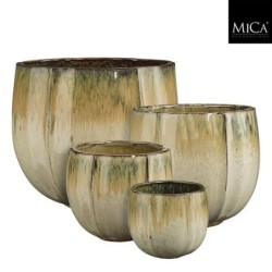 CORSICA POT ROND CREME SET...