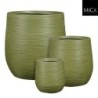 HAVANA POT ROND VERT SET DE 3 - H44XD44CM