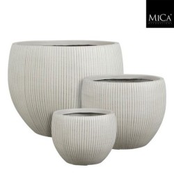 NUOVO POT ROND BLANC CASSE...