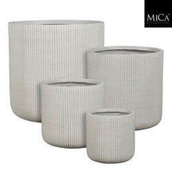 NUOVO POT ROND BLANC CASSE...