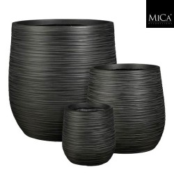 HAVANA POT ROND NOIR SET DE...