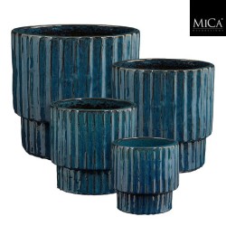 SORRENTO POT ROND BLEU SET...