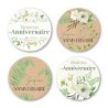 ETIQUETTES JOYEUX ANNIVERSAIRE - 40 MM - BOITE DE 500