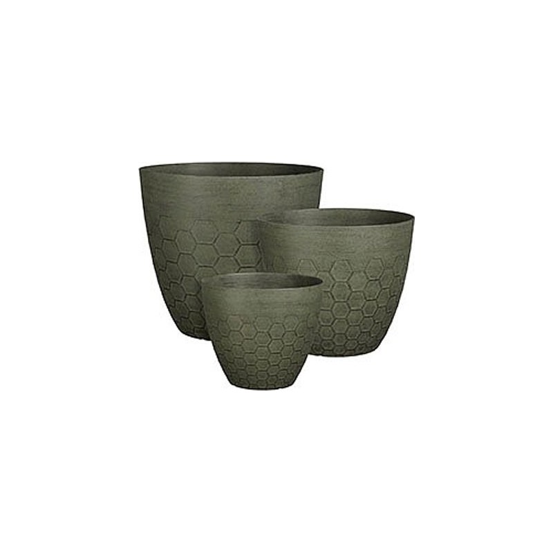 BRAVO POT ROND VERT - H32,5XD38CM