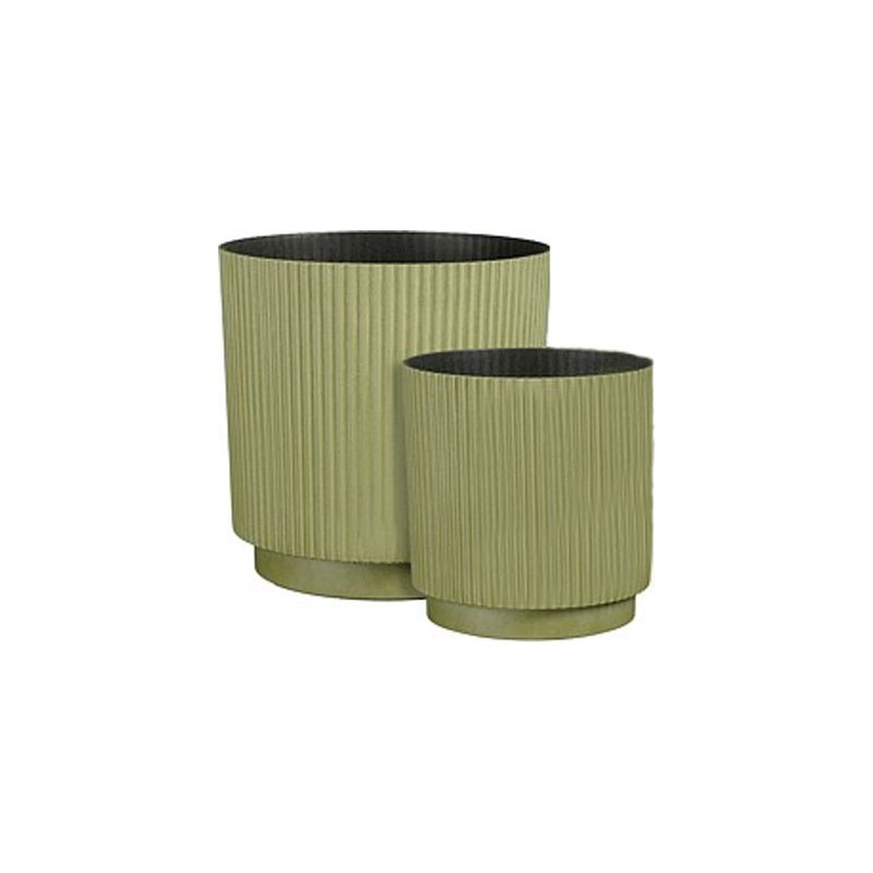 IBARRA POT ROND VERT - H30XD30CM