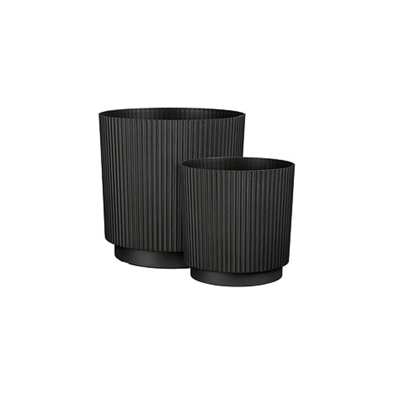 IBARRA POT ROND NOIR - H30XD30CM