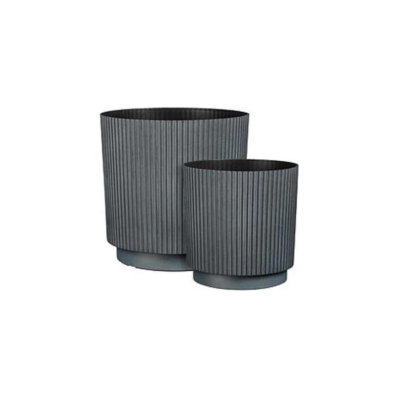 IBARRA POT ROND GRIS - H30XD30CM