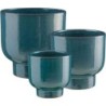 GIRONA POT ROND BLEU SET DE 3