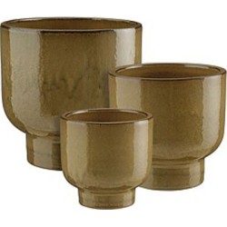 GIRONA POT ROND TAUPE SET DE 3