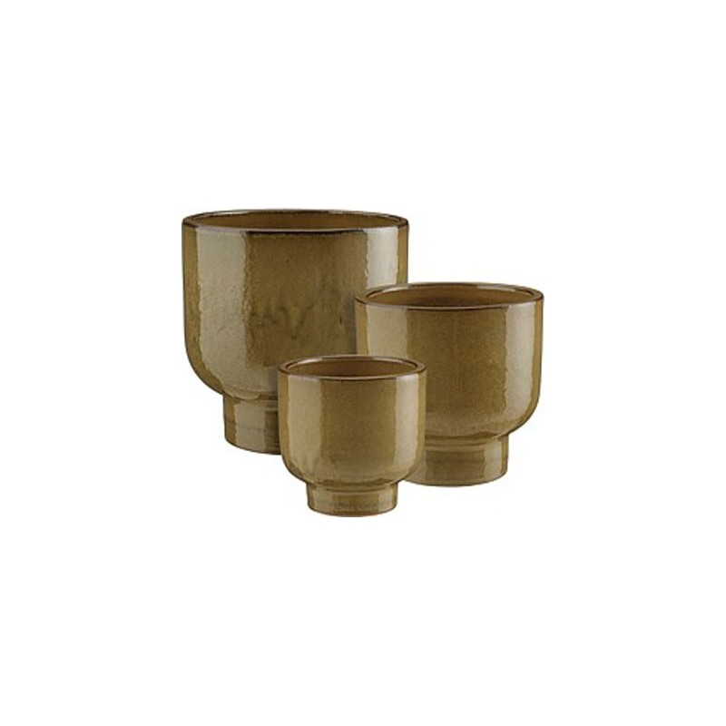 GIRONA POT ROND TAUPE SET DE 3