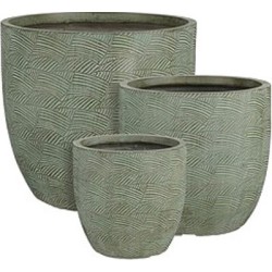 HELSINKI POT ROND VERT SET...