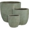 HELSINKI POT ROND VERT SET DE 3
