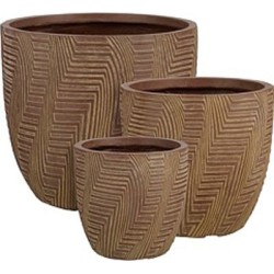 GLACIAR POT ROND TERRA SET...
