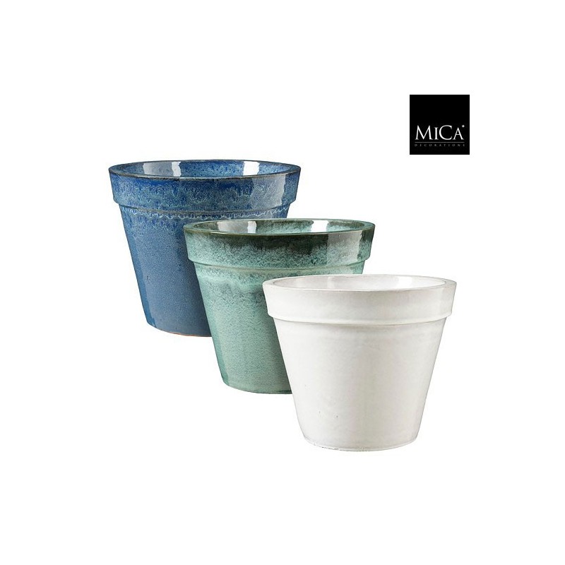 CAMARO POT ROND BLANC - H30XD36CM