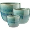 SANTIAGO POT ROND TURQUOISE SET DE 3