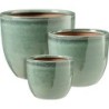 SANTIAGO POT ROND VERT SET DE 3