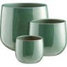 ALMERIA POT ROND TURQUOISE SET DE 3