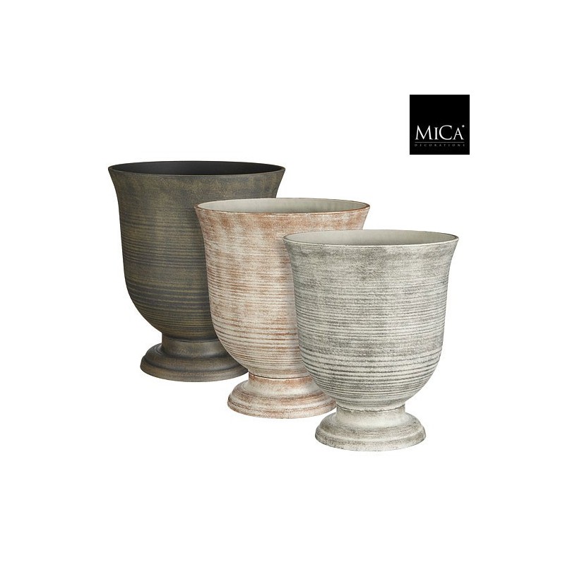 MUNDO POT ROND MARRON FONCE - H46XD39CM