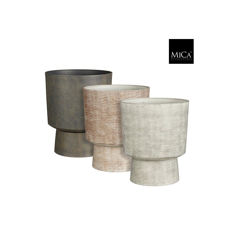 ZAMBO POT ROND GRIS - H42XD35CM