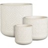ORAN POT ROND OCRE SET DE 3