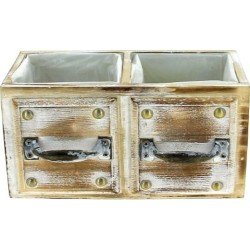 TIROIR DOUBLE BOIS VIEILLI...