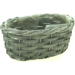 VANNERIE JARDI OVALE GRISE...